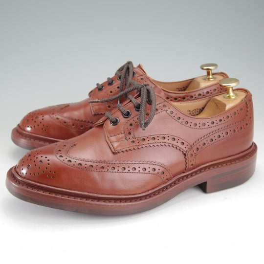 極上★トリッカーズ SIZE 6【定価￥132,000-★ダイナイトソール/BOURTON/マロンアンティーク】バートン/5633/カーフ/茶/Tricker's★o379