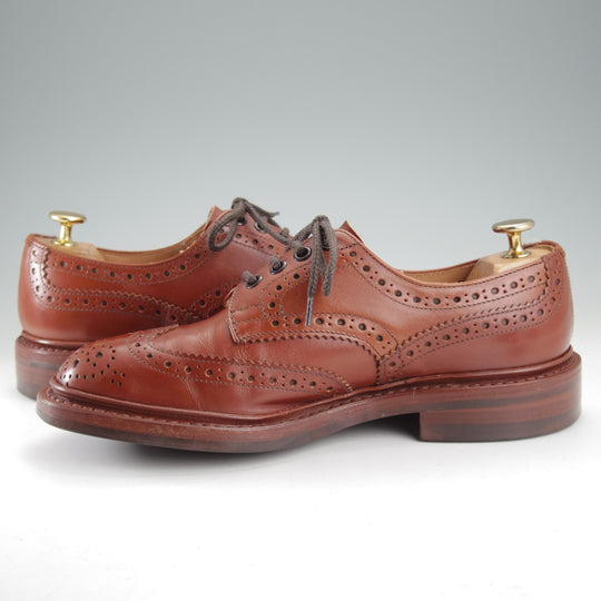 極上★トリッカーズ SIZE 6【定価￥132,000-★ダイナイトソール/BOURTON/マロンアンティーク】バートン/5633/カーフ/茶/Tricker's★o379