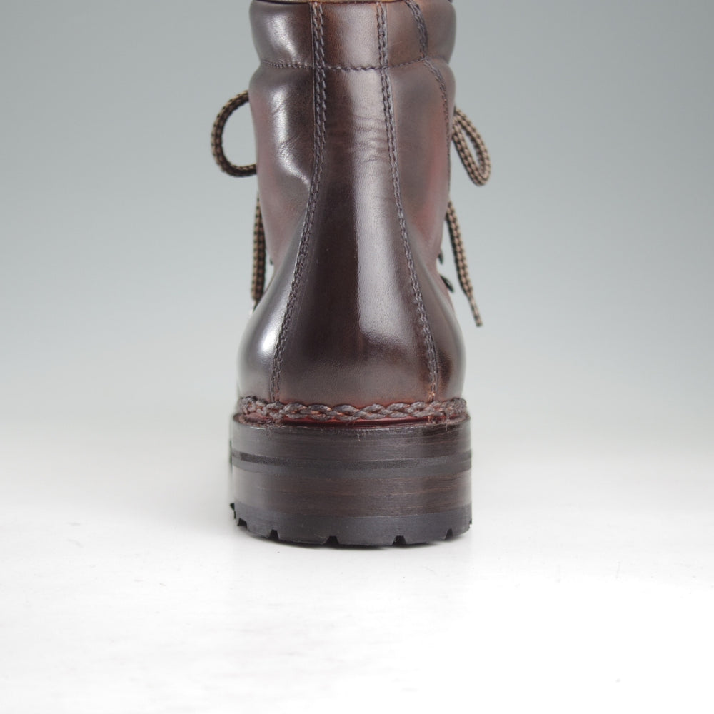 ほぼ未使用★(伊)F.LLIジャコメッティ SIZE 43【定価￥173,800-★マルモラーダ/FG105】マウンテンブーツ/カーフ/赤茶/Giacometti★p509