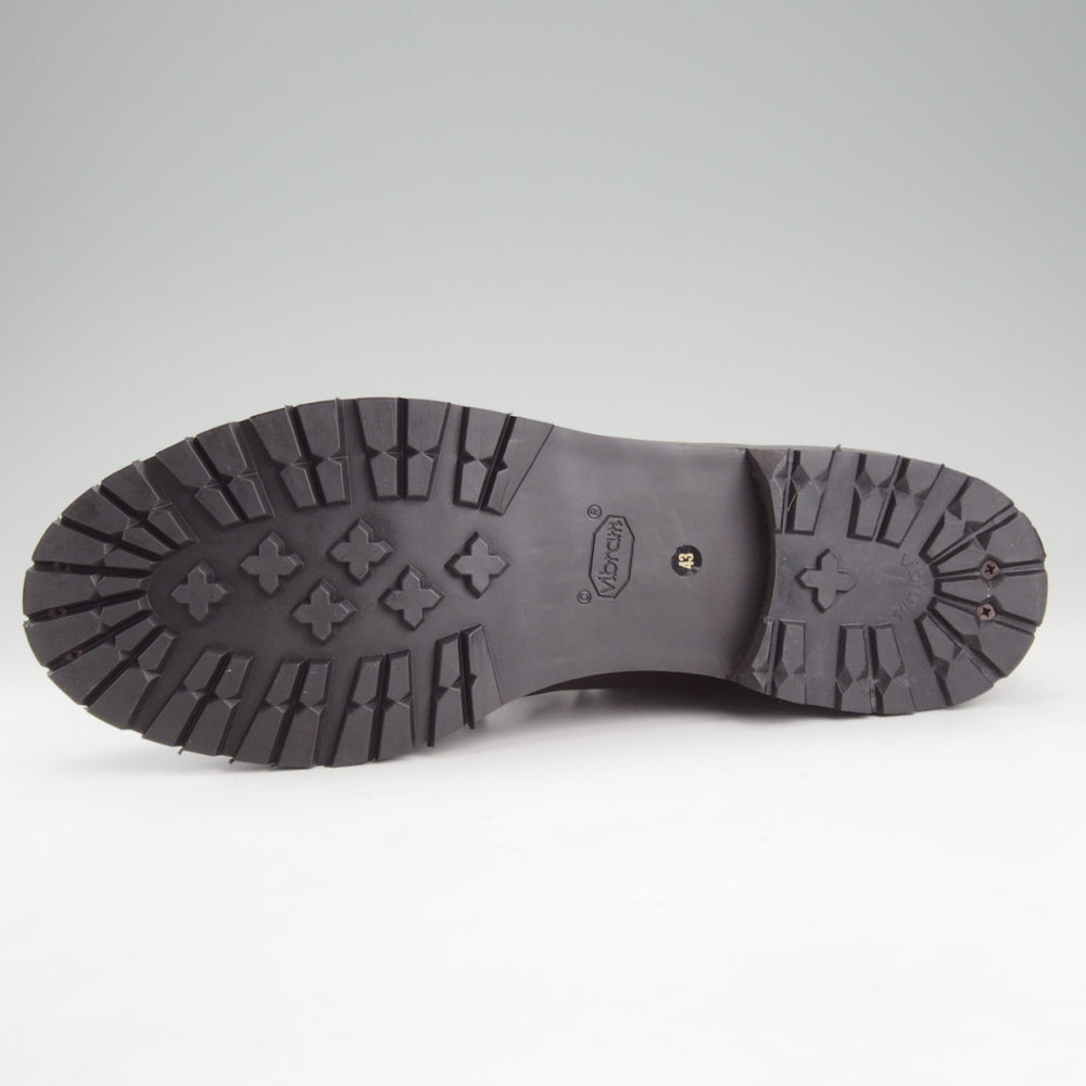 ほぼ未使用★(伊)F.LLIジャコメッティ SIZE 43【定価￥173,800-★マルモラーダ/FG105】マウンテンブーツ/カーフ/赤茶/Giacometti★p509
