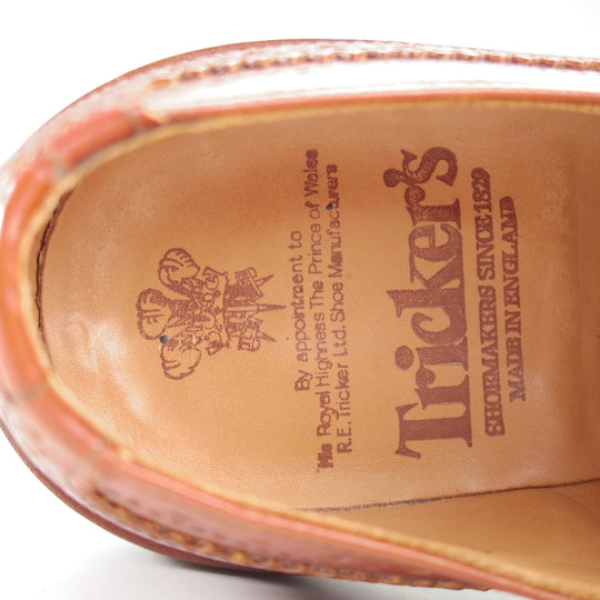 極上★トリッカーズ SIZE 6【定価￥132,000-★ダイナイトソール/BOURTON/マロンアンティーク】バートン/5633/カーフ/茶/Tricker's★o379