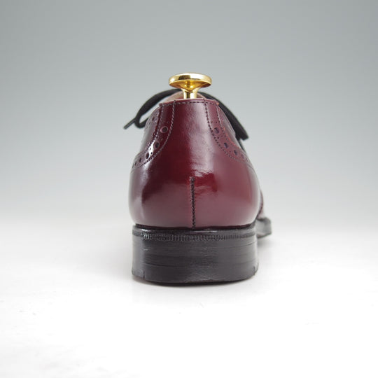 極上★チャーチ 50F/UK5【旧チャーチ★ブックバインダーカーフ/73ラスト/BUCKFAST】3都市ロゴ/バーガンディー/赤茶/メンズ/Church's★n859