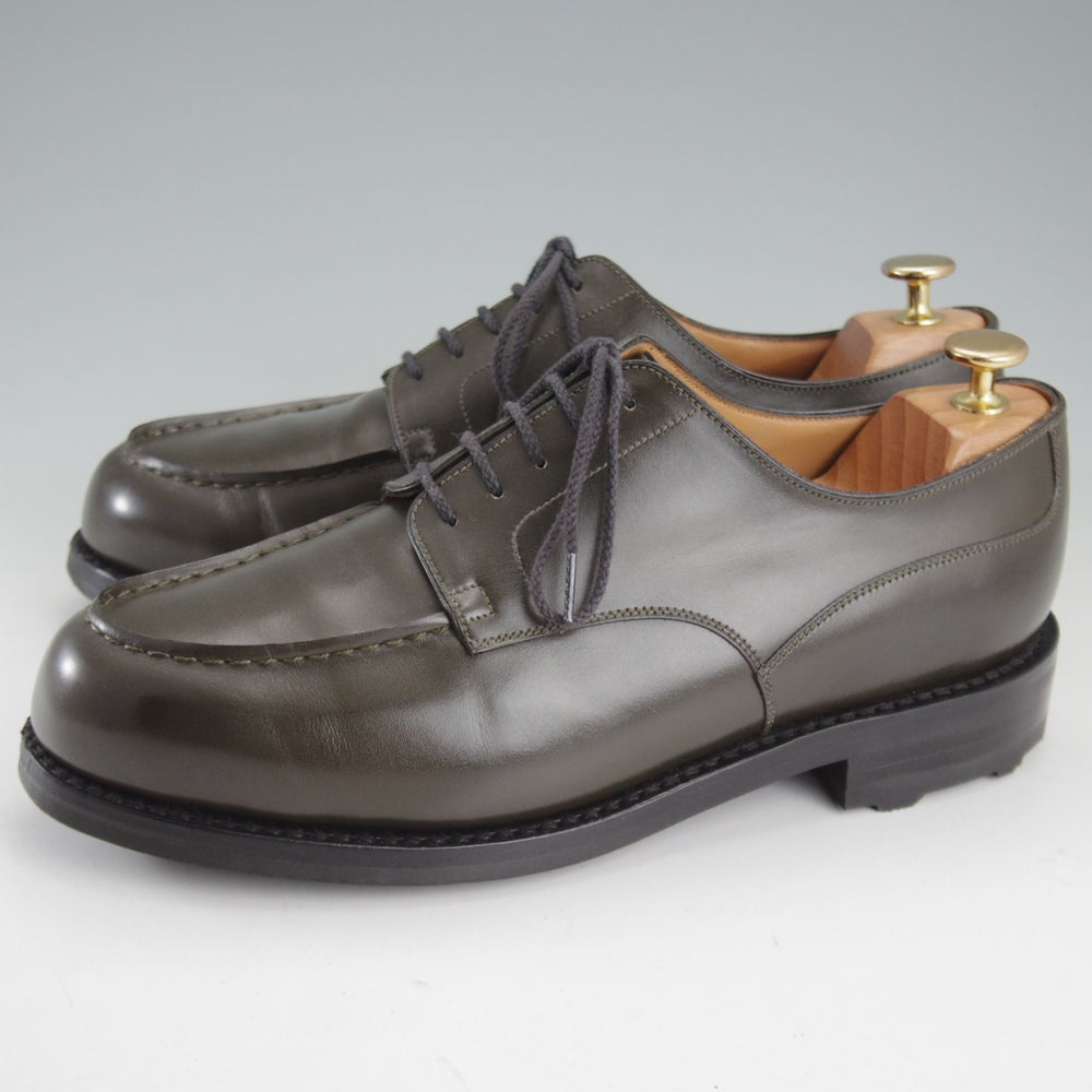 極上★J.M.ウエストン 7.5E【定価￥187,000-★ゴルフ/GOLF/ハンターグリーン】641/31ラスト/Uチップ/カーフ/Weston/ウェストン★p510