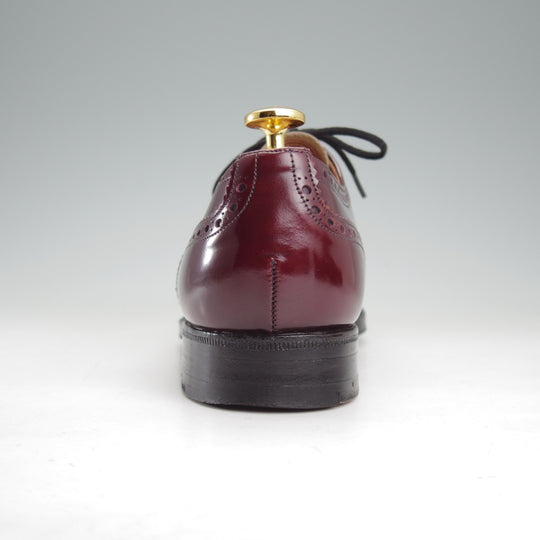 極上★チャーチ 50F/UK5【旧チャーチ★ブックバインダーカーフ/73ラスト/BUCKFAST】3都市ロゴ/バーガンディー/赤茶/メンズ/Church's★n859