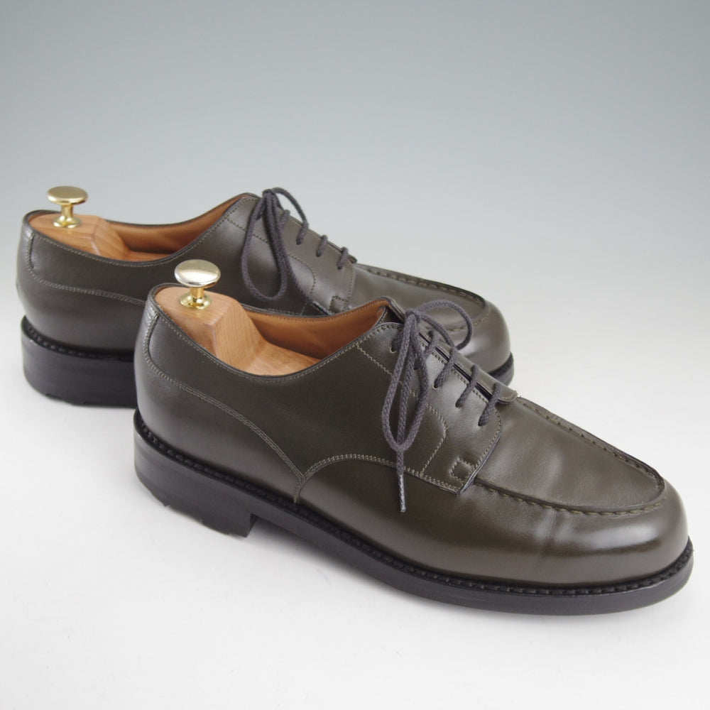 極上★J.M.ウエストン 7.5E【定価￥187,000-★ゴルフ/GOLF/ハンターグリーン】641/31ラスト/Uチップ/カーフ/Weston/ウェストン★p510