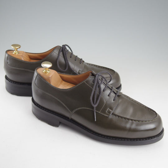 極上★J.M.ウエストン 7.5E【定価￥187,000-★ゴルフ/GOLF/ハンターグリーン】641/31ラスト/Uチップ/カーフ/Weston/ウェストン★p510