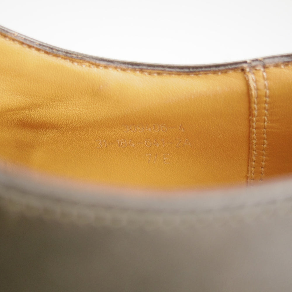 極上★J.M.ウエストン 7.5E【定価￥187,000-★ゴルフ/GOLF/ハンターグリーン】641/31ラスト/Uチップ/カーフ/Weston/ウェストン★p510