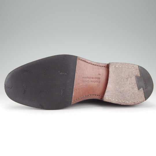 極上★チャーチ 70F/UK7【純正シューツリー付き★LANCASTER/173ラスト】5都市ロゴ/ストレートチップ/黒/メンズ/Church's★o381