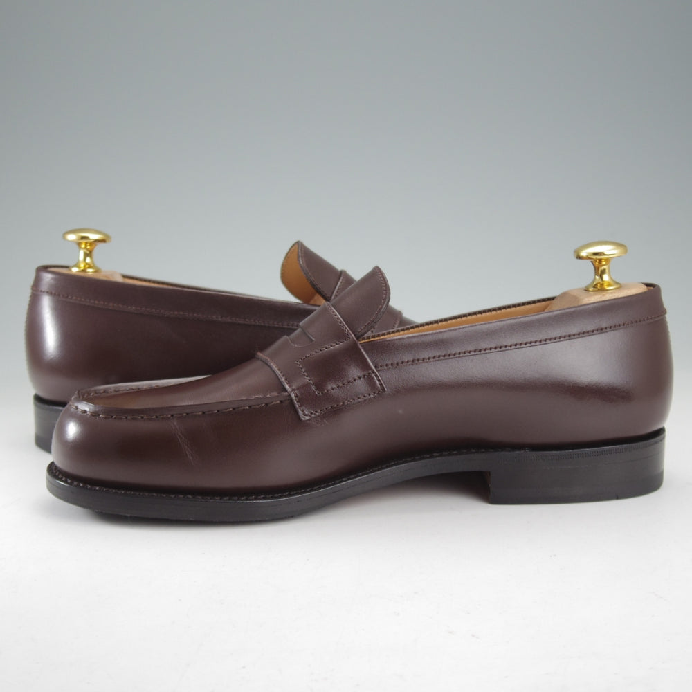 極美品★J.M.ウエストン 5C【定価￥156,200-★180/コインローファー】41ラスト/ボックスカーフ/MELEZE/濃茶/Weston/ウェストン★o382