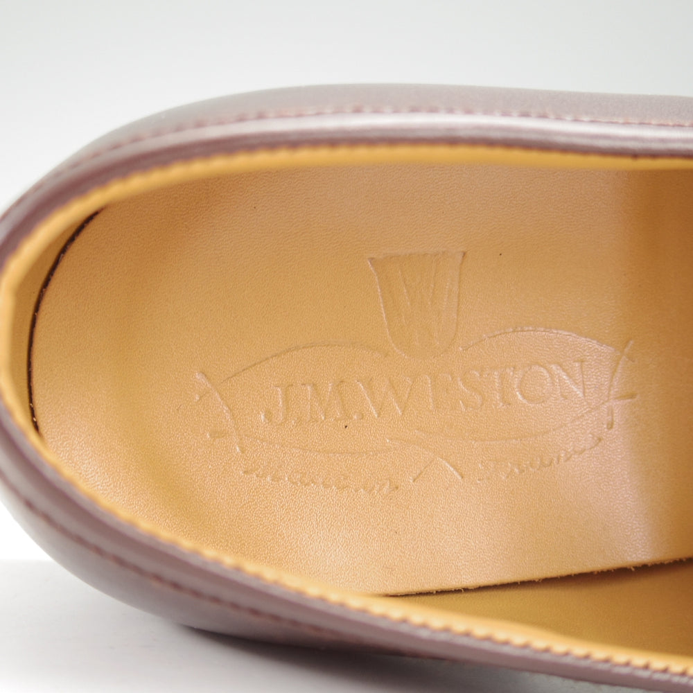 極美品★J.M.ウエストン 5C【定価￥156,200-★180/コインローファー】41ラスト/ボックスカーフ/MELEZE/濃茶/Weston/ウェストン★o382
