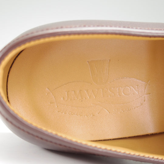 極美品★J.M.ウエストン 5C【定価￥156,200-★180/コインローファー】41ラスト/ボックスカーフ/MELEZE/濃茶/Weston/ウェストン★o382