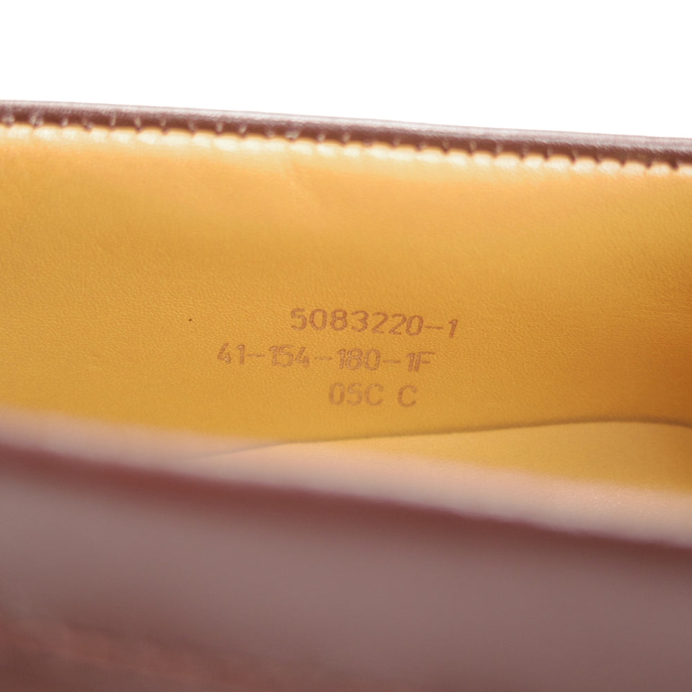 極美品★J.M.ウエストン 5C【定価￥156,200-★180/コインローファー】41ラスト/ボックスカーフ/MELEZE/濃茶/Weston/ウェストン★o382