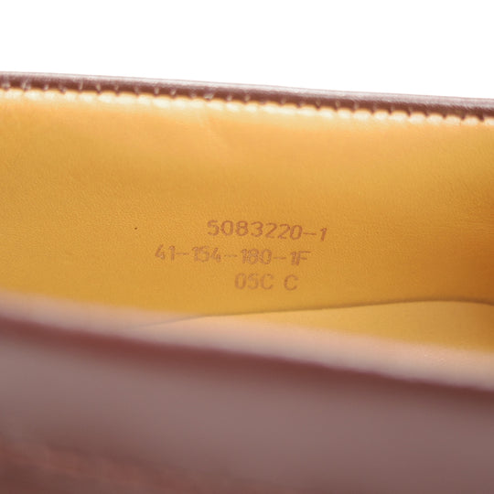 極美品★J.M.ウエストン 5C【定価￥156,200-★180/コインローファー】41ラスト/ボックスカーフ/MELEZE/濃茶/Weston/ウェストン★o382