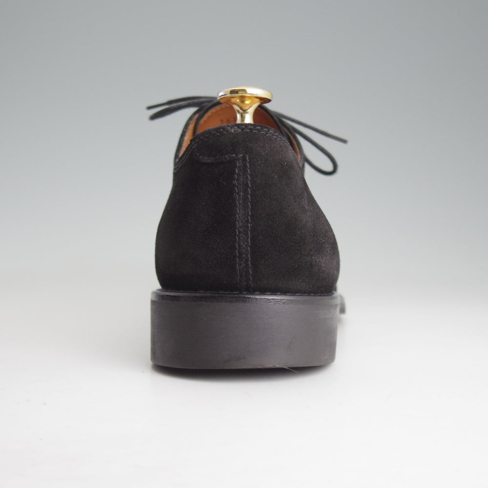 美品★(スペイン製)YANKO/ヤンコ SIZE 9【ブラックラピド製法★プレーントゥ/黒】14343/スエード/メンズ★o928