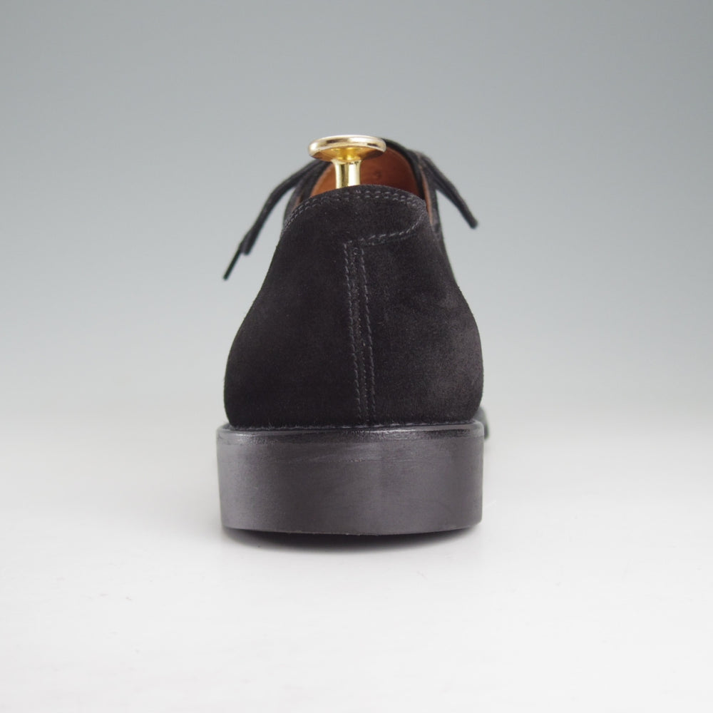 美品★(スペイン製)YANKO/ヤンコ SIZE 9【ブラックラピド製法★プレーントゥ/黒】14343/スエード/メンズ★o928