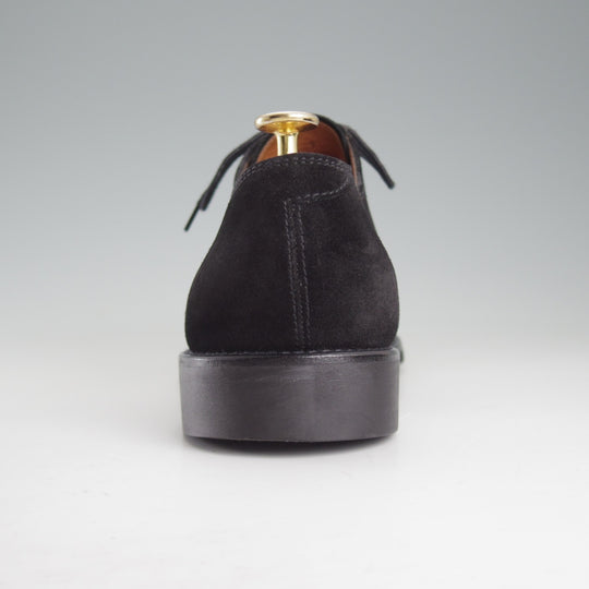 美品★(スペイン製)YANKO/ヤンコ SIZE 9【ブラックラピド製法★プレーントゥ/黒】14343/スエード/メンズ★o928