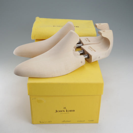 極上★ジョンロブ 5.5E【現行注文価格￥398,640-★バイリクエスト品/PHILIP 2/純正ツリー付】プレステージライン/濃紺/JOHN LOBB★o383