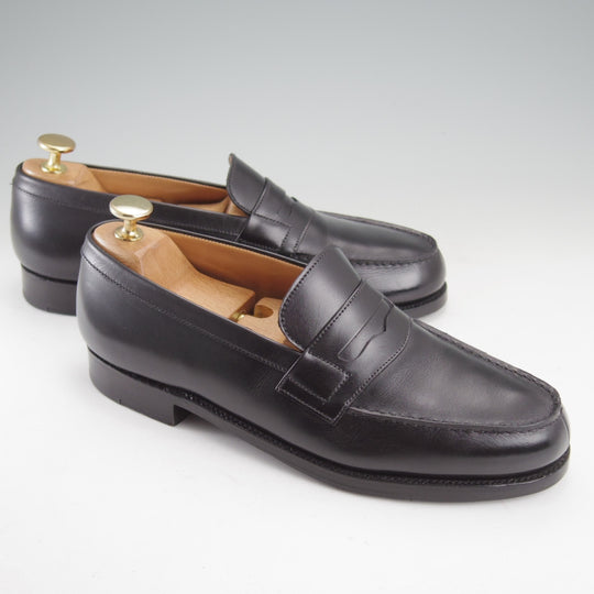 極上★J.M.ウエストン 5.5C【定価￥156,200-★180/コインローファー】41ラスト/ボックスカーフ/黒/メンズ/Weston/ウェストン★n862