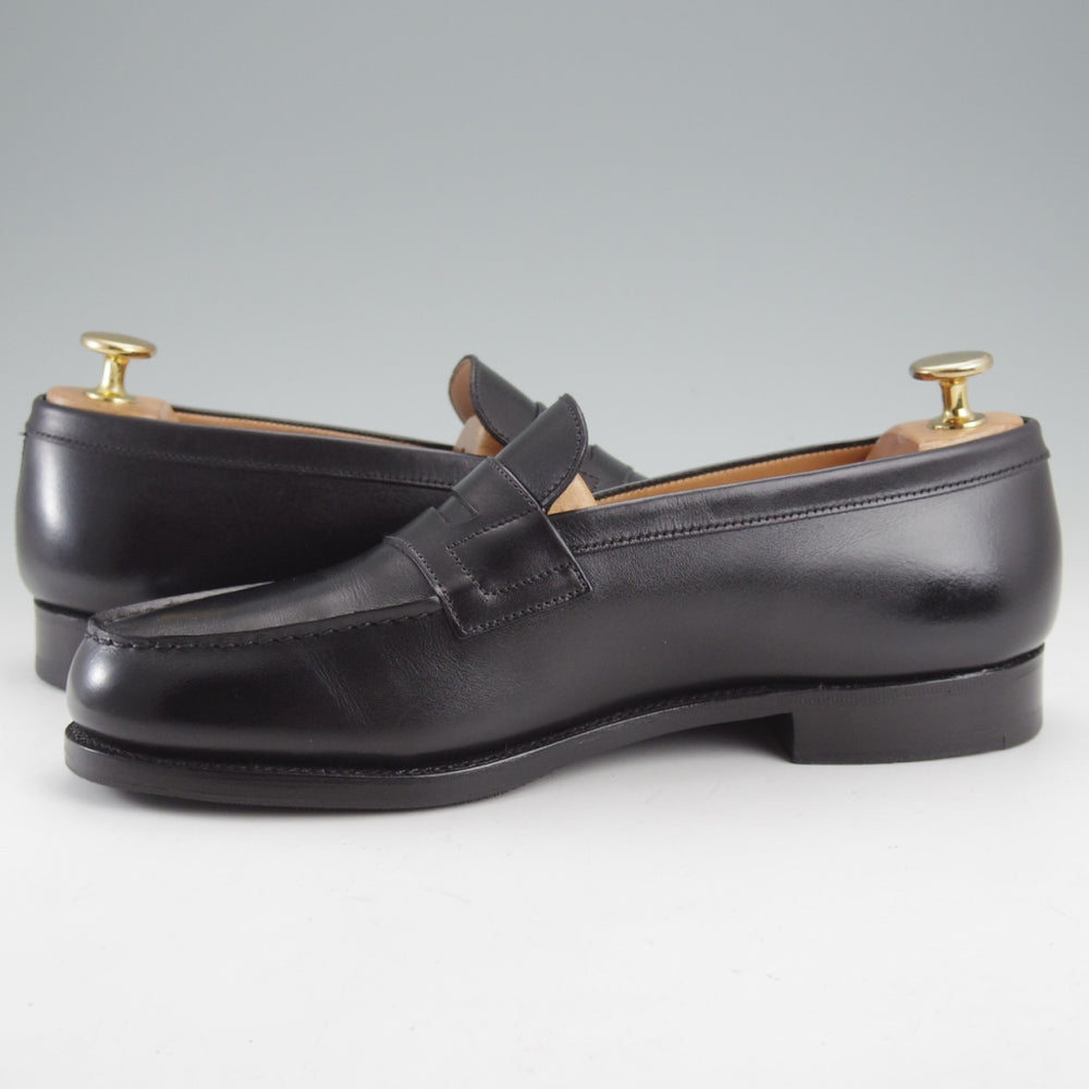 極上★J.M.ウエストン 5.5C【定価￥156,200-★180/コインローファー】41ラスト/ボックスカーフ/黒/メンズ/Weston/ウェストン★n862