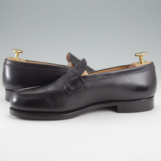 極上★J.M.ウエストン 5.5C【定価￥156,200-★180/コインローファー】41ラスト/ボックスカーフ/黒/メンズ/Weston/ウェストン★n862