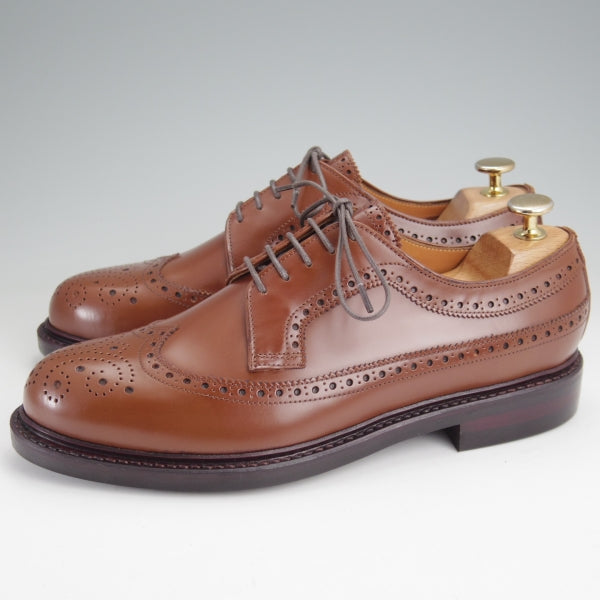 未使用★ジャランスリワヤ SIZE 6.5【定価￥41,800-★ロングウイング/99037】1663ラスト/コニャック/茶/メンズ/JALAN SRIWIJAWA★n369