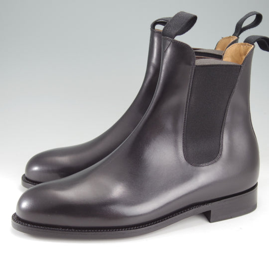 未使用★J.M.ウエストン 8E【定価￥198,000-★サイドゴアブーツ/705】39ラスト/ボックスカーフ/黒/メンズ/Weston/ウェストン★o385