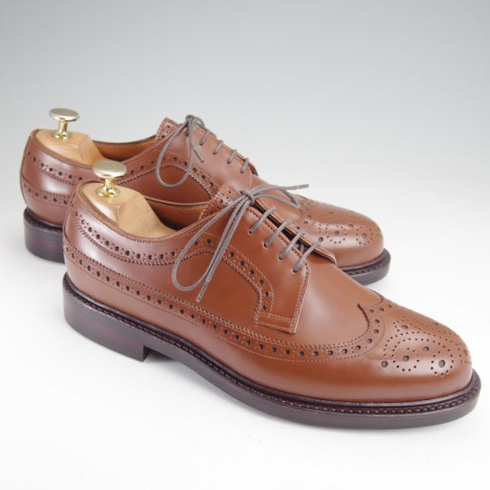 未使用★ジャランスリワヤ SIZE 6.5【定価￥41,800-★ロングウイング/99037】1663ラスト/コニャック/茶/メンズ/JALAN SRIWIJAWA★n369