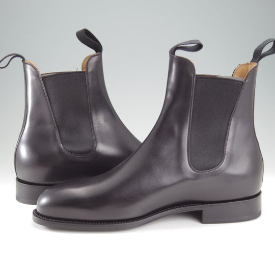 未使用★J.M.ウエストン 8E【定価￥198,000-★サイドゴアブーツ/705】39ラスト/ボックスカーフ/黒/メンズ/Weston/ウェストン★o385