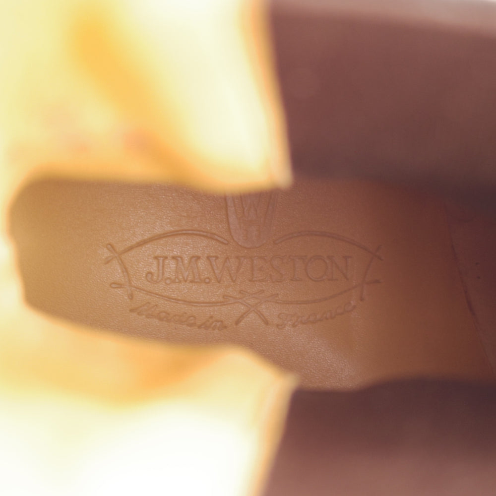 未使用★J.M.ウエストン 8E【定価￥198,000-★サイドゴアブーツ/705】39ラスト/ボックスカーフ/黒/メンズ/Weston/ウェストン★o385