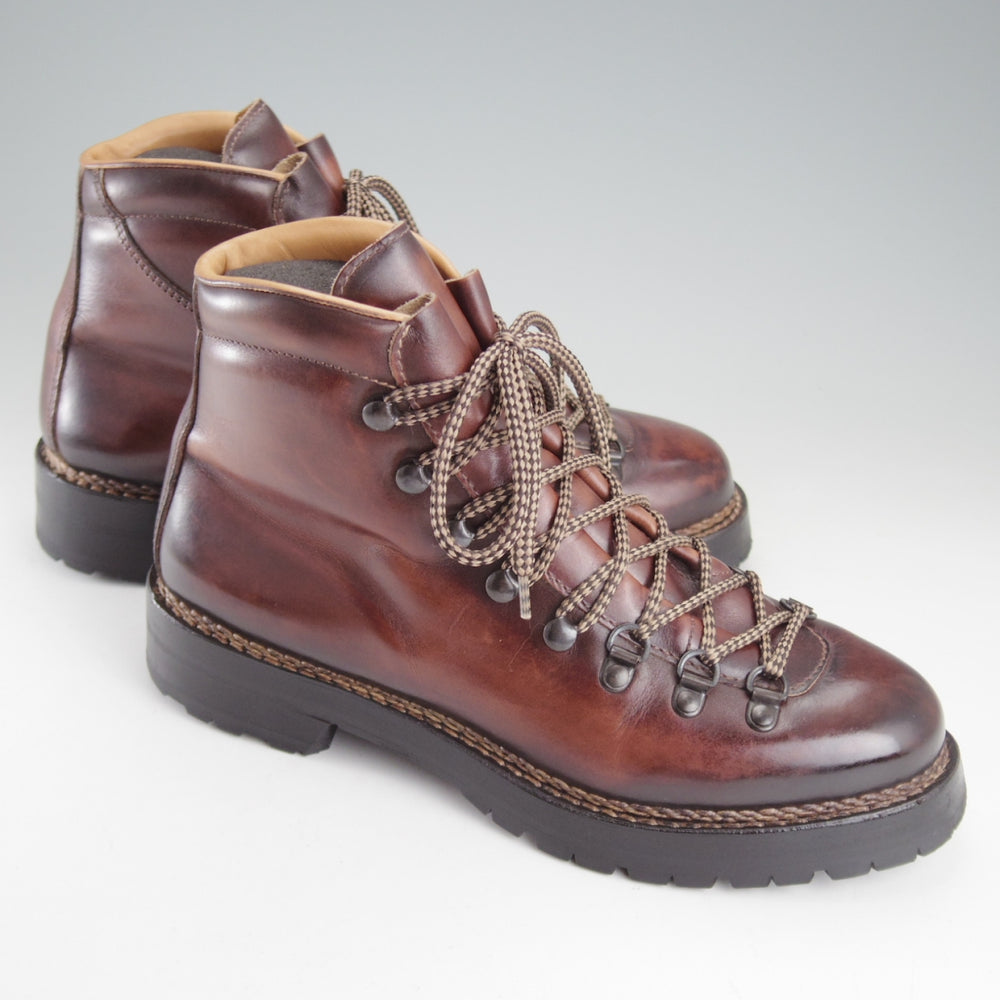 極上★(伊)F.LLIジャコメッティ SIZE 39【定価￥173,800-★マルモラーダ/FG105】マウンテンブーツ/カーフ/濃茶/Giacometti★o931