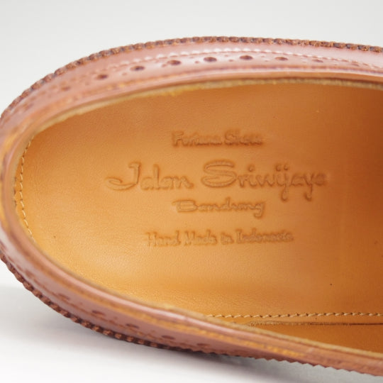 未使用★ジャランスリワヤ SIZE 6.5【定価￥41,800-★ロングウイング/99037】1663ラスト/コニャック/茶/メンズ/JALAN SRIWIJAWA★n369