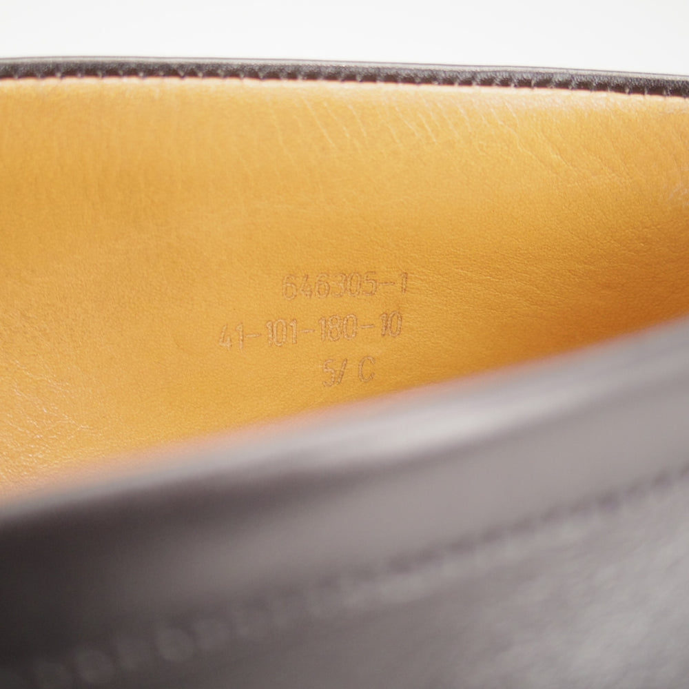 極上★J.M.ウエストン 5.5C【定価￥156,200-★180/コインローファー】41ラスト/ボックスカーフ/黒/メンズ/Weston/ウェストン★n862