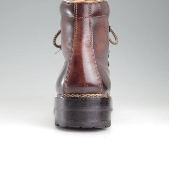 極上★(伊)F.LLIジャコメッティ SIZE 39【定価￥173,800-★マルモラーダ/FG105】マウンテンブーツ/カーフ/濃茶/Giacometti★o931