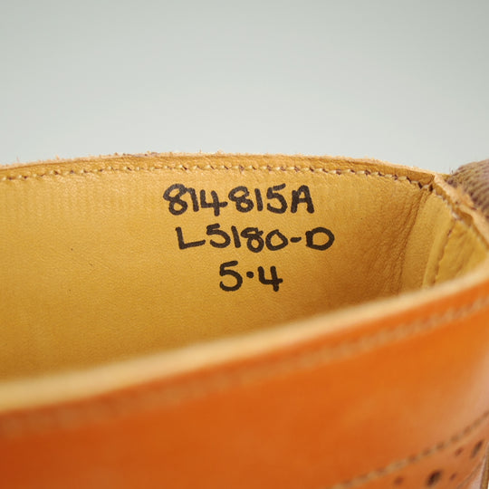 ほぼ未使用★トリッカーズ(レディース) SIZE 5【ダイナイトソール仕様★カントリ−ブーツ/L5180】カーフ/茶/Tricker's★o389