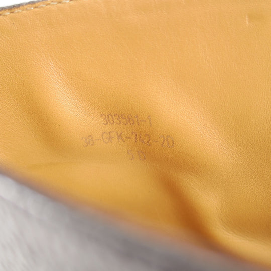 極美品★J.M.ウエストン 5D【定価￥176,000-★レースアップブーツ/742】38ラスト/グレインレザー/黒/メンズ/Weston/ウェストン★o398