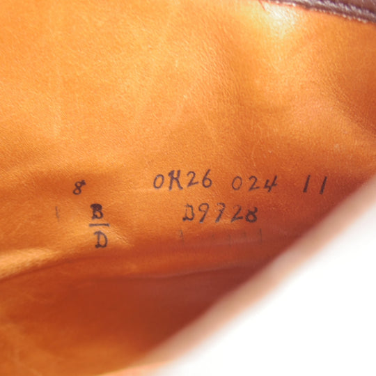 極上★オールデン 8D【定価￥178,200-★D9928/Vチップ/ブーツ】バリーラスト/カーフ/茶/メンズ/ALDEN★o399
