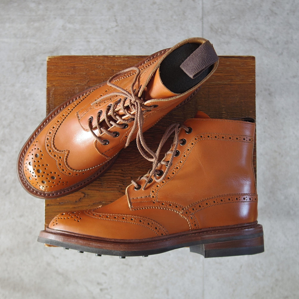 ほぼ未使用★トリッカーズ(レディース) SIZE 5【ダイナイトソール仕様★カントリ−ブーツ/L5180】カーフ/茶/Tricker's★o389