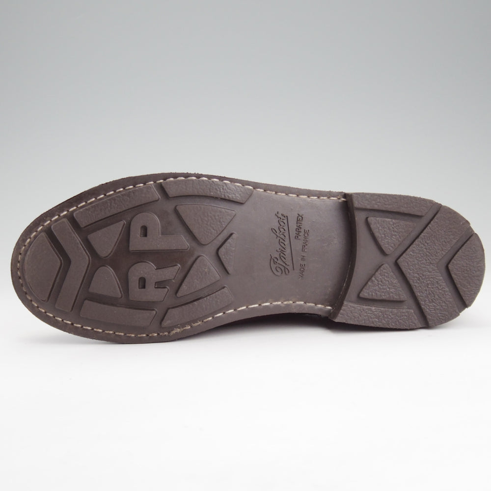 使用数回★パラブーツ SIZE 6.5【定価￥96,800-★シャンボード/CHAMBORD】リスレザー/TEXソール/Uチップ/濃茶/メンズ/Paraboot★n863