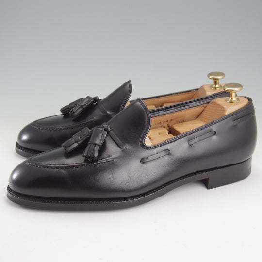 極上★クロケット&ジョーンズ 7.5E【定価￥126,500-★CAVENDISH 2/キャベンディッシュ2】325ラスト/タッセルローファー/カーフ/黒★n864