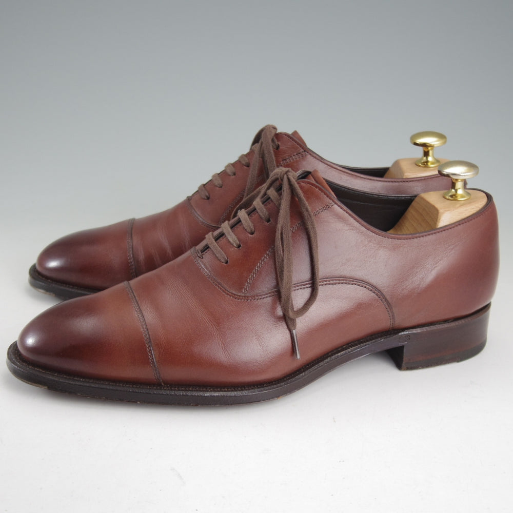 極上★シェットランドフォックス SIZE 5.5【ブラッドフォードシリーズ★ストレートチップ/079F】カーフ/茶/メンズ/SHETLANDFOX★p514