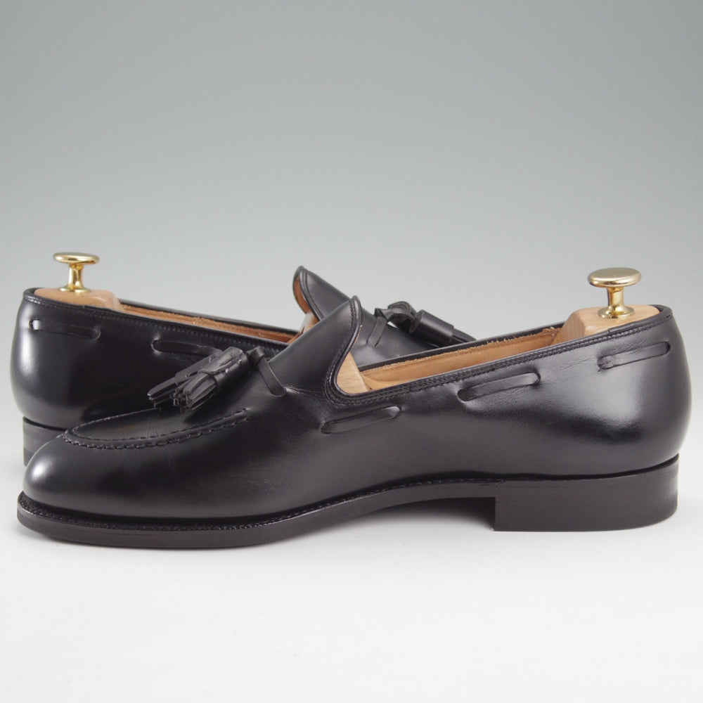 極上★クロケット&ジョーンズ 7.5E【定価￥126,500-★CAVENDISH 2/キャベンディッシュ2】325ラスト/タッセルローファー/カーフ/黒★n864