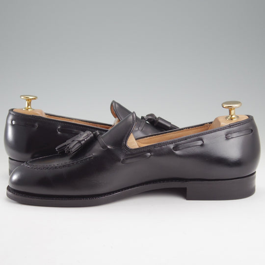 極上★クロケット&ジョーンズ 7.5E【定価￥126,500-★CAVENDISH 2/キャベンディッシュ2】325ラスト/タッセルローファー/カーフ/黒★n864