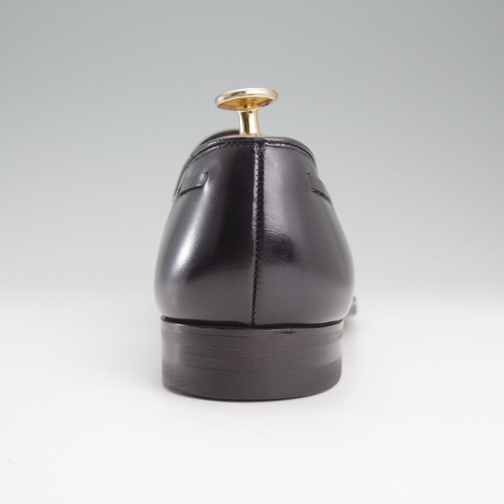 極上★クロケット&ジョーンズ 7.5E【定価￥126,500-★CAVENDISH 2/キャベンディッシュ2】325ラスト/タッセルローファー/カーフ/黒★n864