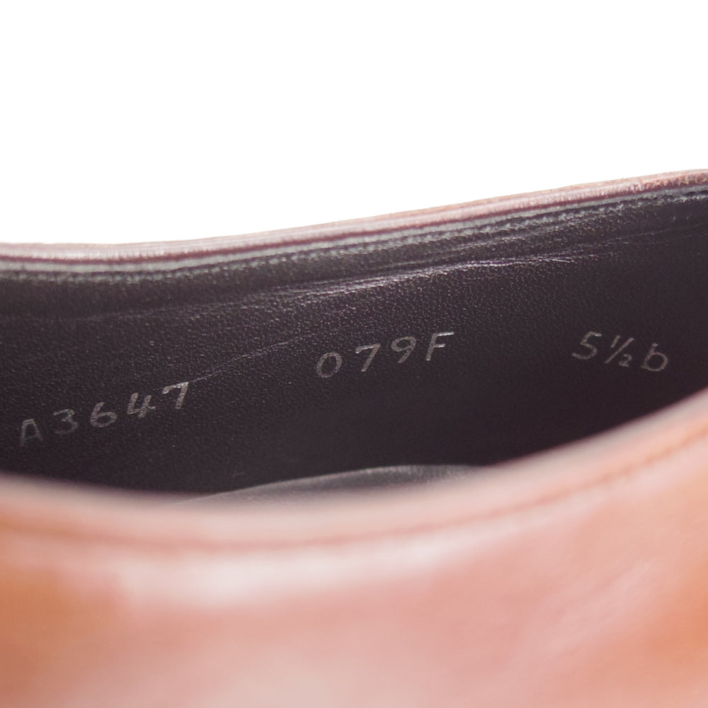 極上★シェットランドフォックス SIZE 5.5【ブラッドフォードシリーズ★ストレートチップ/079F】カーフ/茶/メンズ/SHETLANDFOX★p514