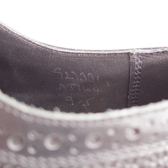 美品★トリッカーズ SIZE 9【現行定価13万円以上★ロングウイング/(米)TODD SNYDER別注】M5164/コンビ/黒/メンズ/Tricker's★n865