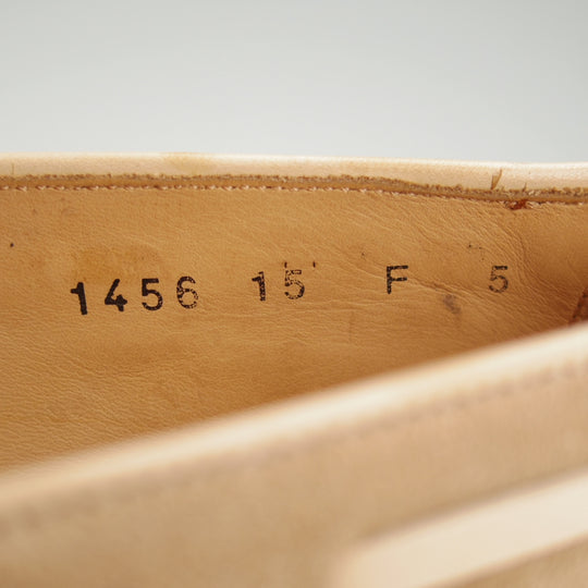 ほぼ未使用★(伊)サントーニ SIZE 5【貴重★ビームスF別注/リボンローファー】スリッポン/スエード/薄茶/メンズ/BEAMS/Santoni★o387