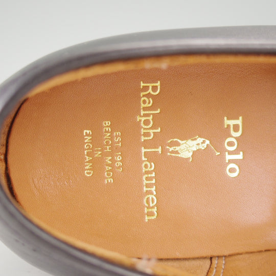 ほぼ試着程度★クロケット&ジョーンズ UK9/US9.5D【(米)ラルフローレン別注★POLO Ralph Lauren】コインローファー/黒/メンズ★o388