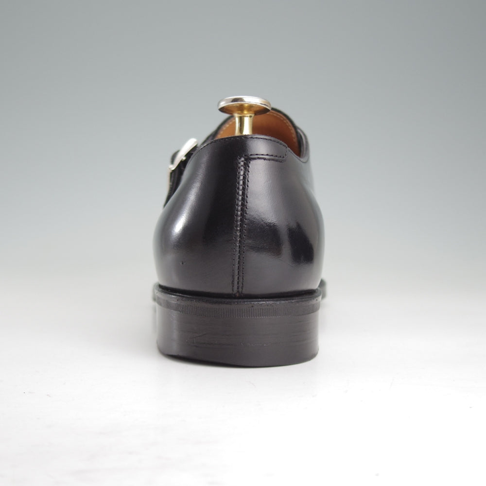 極上★三陽山長 SIZE 7【定価￥104,500-★源四郎/R2010ラスト】ダブルモンク/カーフ/黒/GENSHIRO/Sanyo Yamacho★p519