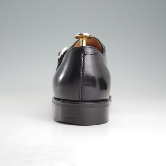 極上★三陽山長 SIZE 7【定価￥104,500-★源四郎/R2010ラスト】ダブルモンク/カーフ/黒/GENSHIRO/Sanyo Yamacho★p519