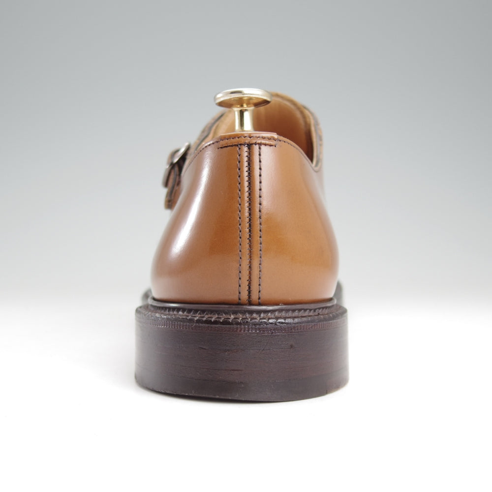 美品★チャーチ 85F/UK8.5【貴重★SHANNON同仕様のダブルモンク/LAMBOURN】103ラスト/ポリッシュドバインダーカーフ/茶/Church's★n869